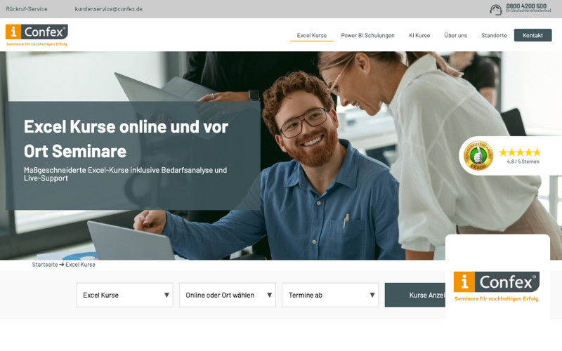 Webdesigner Dortmund Referenz Bildungsinstitut